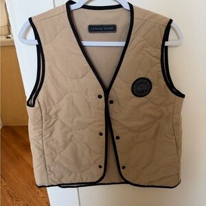 Canada Goose Tan Quilted Vest